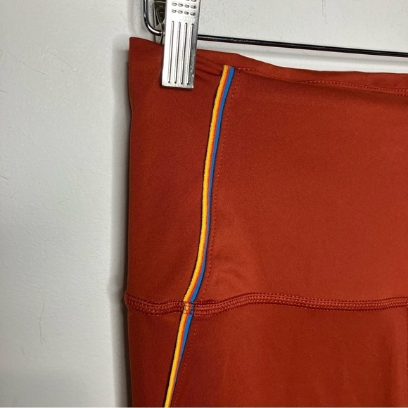 Nike dri-fit yoga 7/8 high waist tights size large burnt orange - Picture 2 of 8